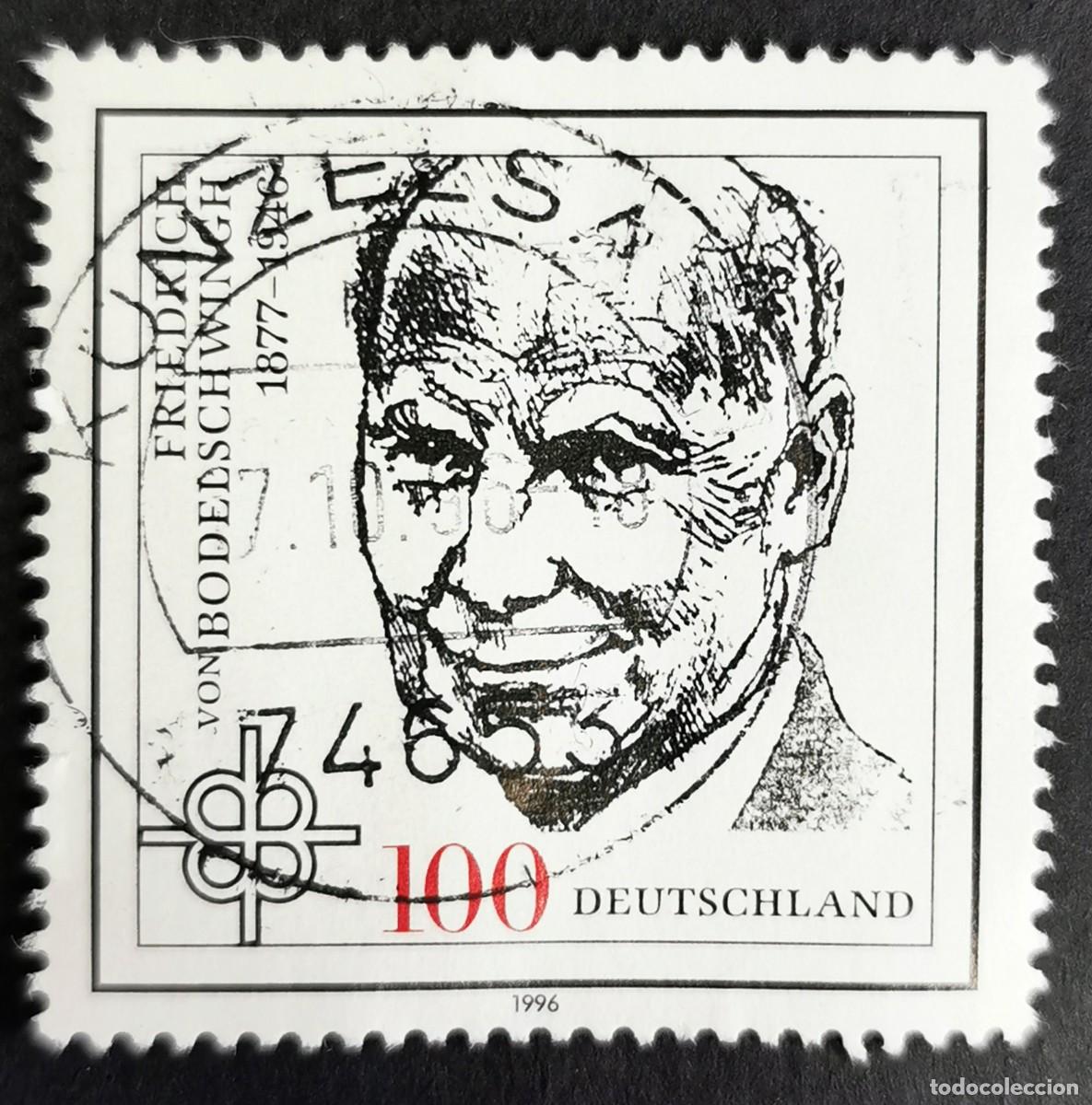 Sellos: Sello Alemania R. Federal 1996, 50&ordm; aniversario muerte Friedrich von Bodels 100 Pf. Michel: DE 1835