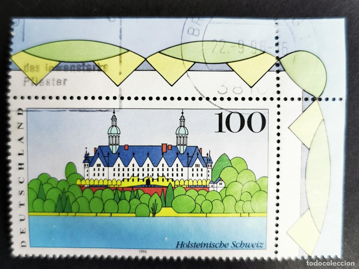 Sellos: Sello Alemania R. Federal 1996, Castillo de Pl&ouml;n, Schleswig-Holstein, 100 Pf. Michel: DE 1849