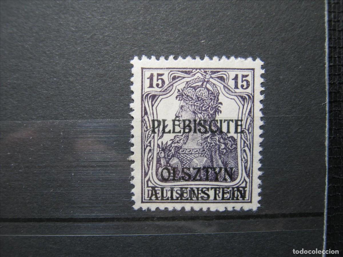 Sellos: ALEMANIA ALLENSTEIN 1920 YVERT 3 NUEVO SIN GOMA LUJO.