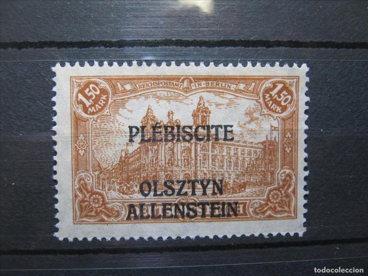 Sellos: ALEMANIA ALLENSTEIN 1920 YVERT 12 NUEVO SIN GOMA LUJO.