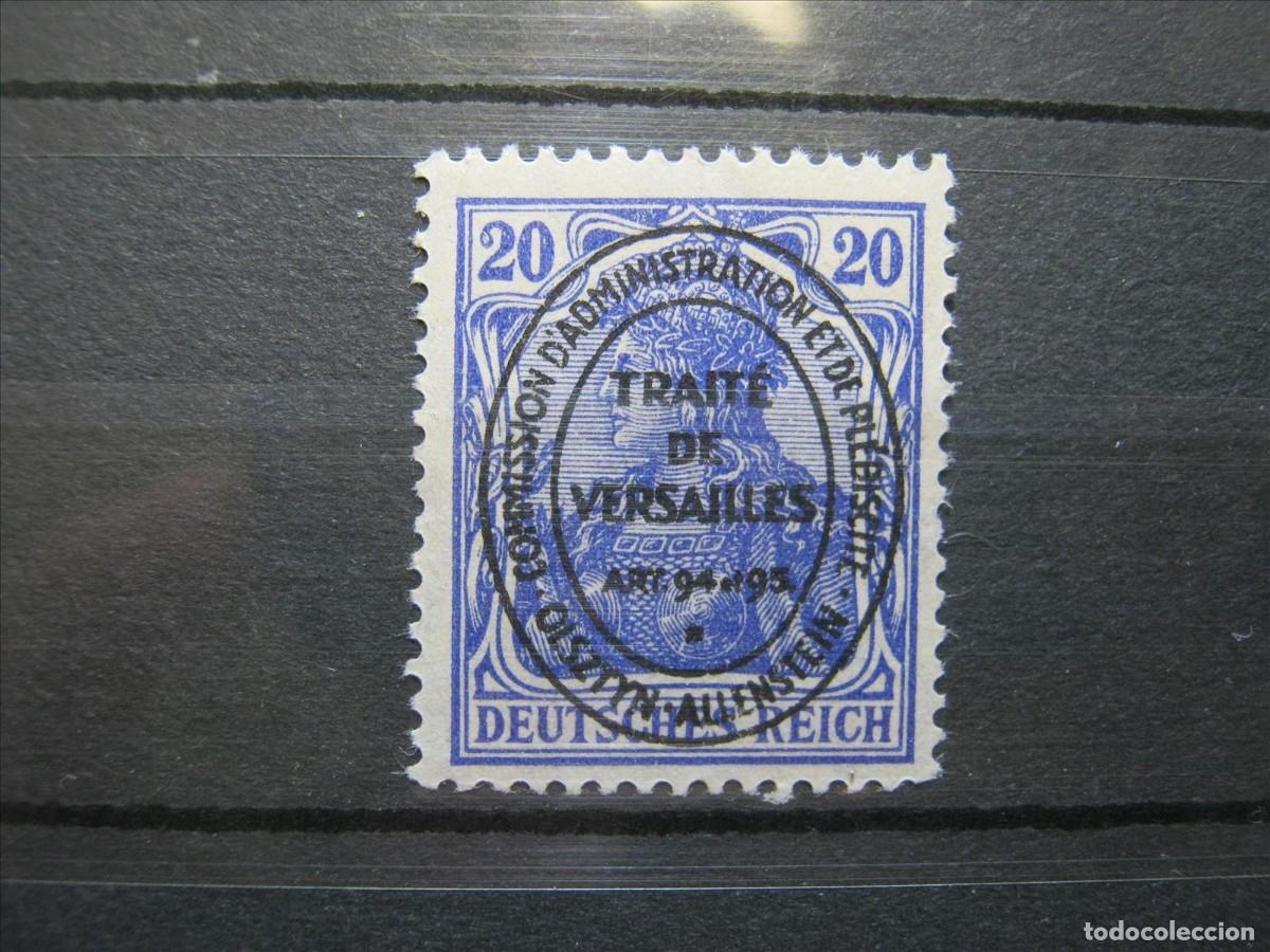 Sellos: ALEMANIA ALLENSTEIN 1920 YVERT 19 MH* LUJO.