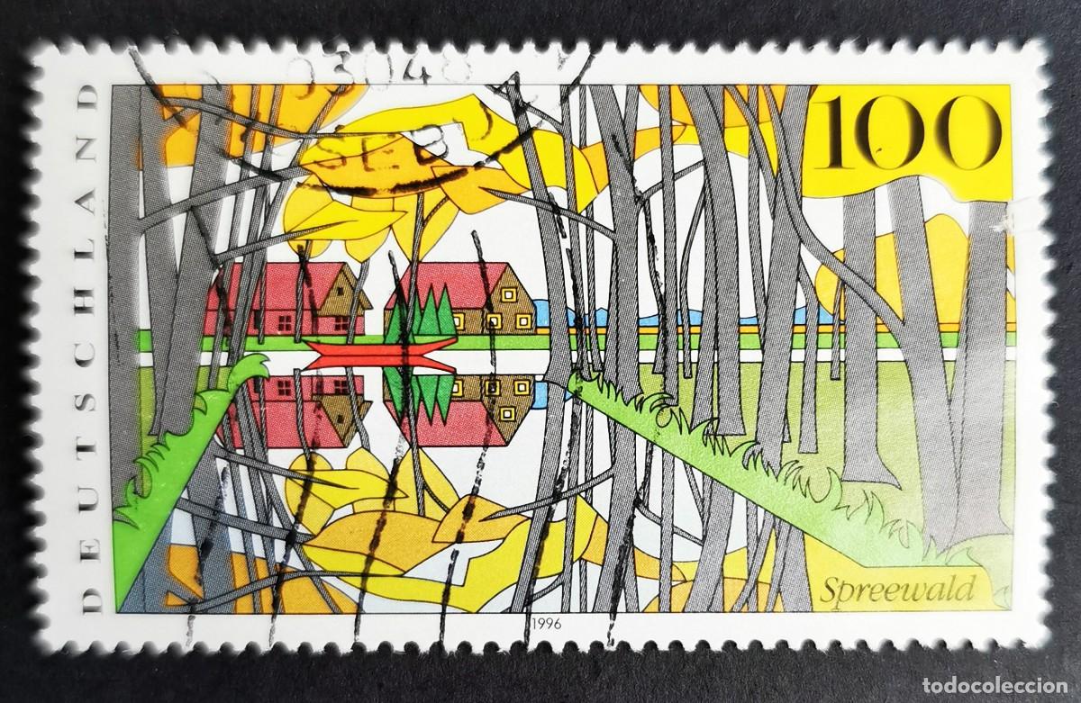 Sellos: Sello Alemania R. Federal 1996, Spreewald, 100 Pf. Michel: DE 1851
