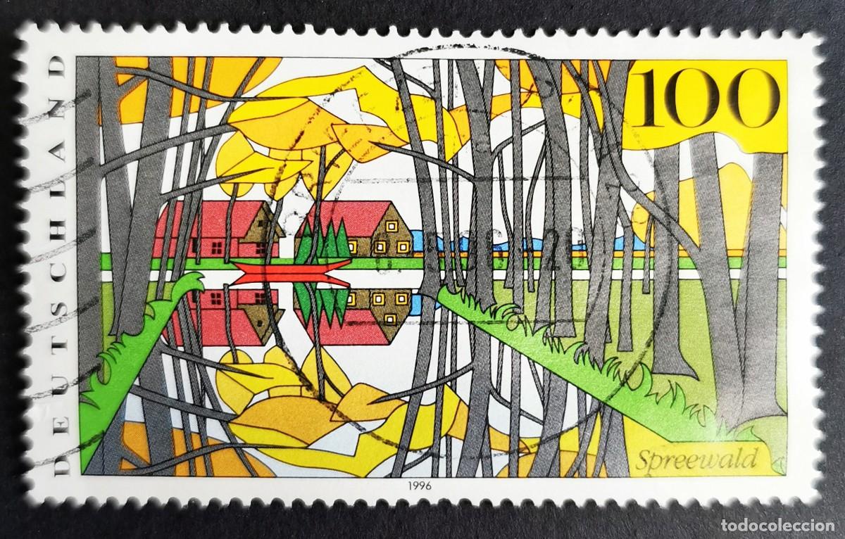 Sellos: Sello Alemania R. Federal 1996, Spreewald, 100 Pf. Michel: DE 1851