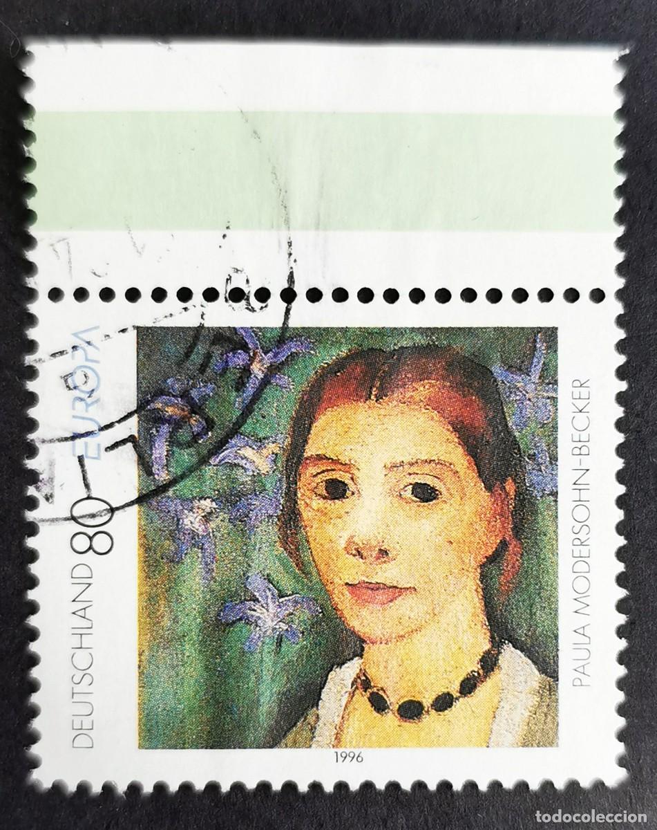 Sellos: Sello Alemania R. Federal 1996, Paula Modersohn-Becker (1876-1907), 80 Pf. Michel: DE 1854