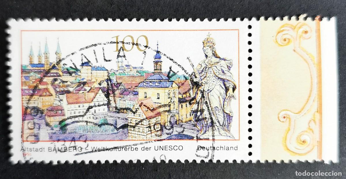 Sellos: Sello Alemania R. Federal 1996, Casco antiguo de Bamberg, 100 Pf. Michel: DE 1881