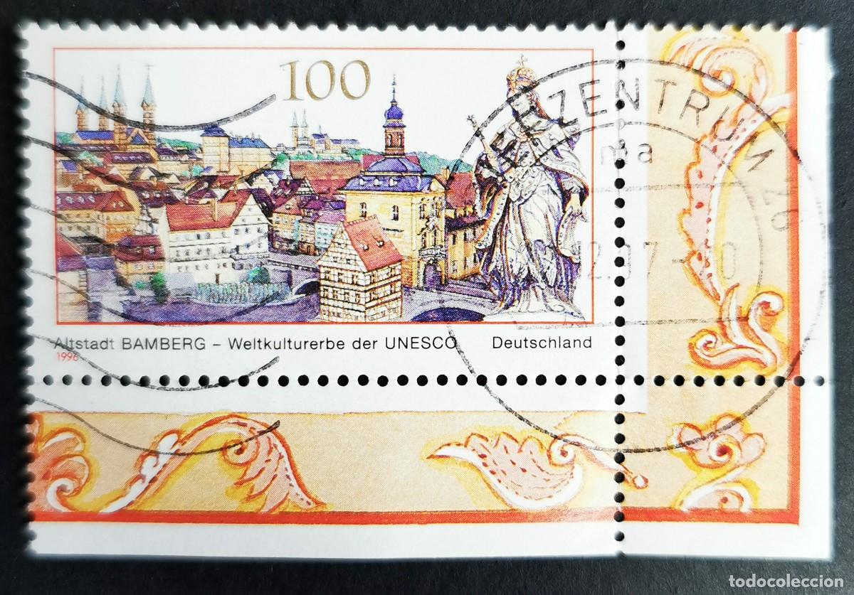 Sellos: Sello Alemania R. Federal 1996, Casco antiguo de Bamberg, 100 Pf. Michel: DE 1881