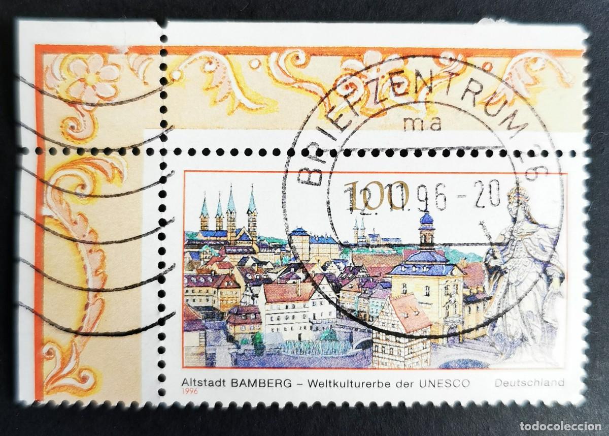 Sellos: Sello Alemania R. Federal 1996, Casco antiguo de Bamberg, 100 Pf. Michel: DE 1881