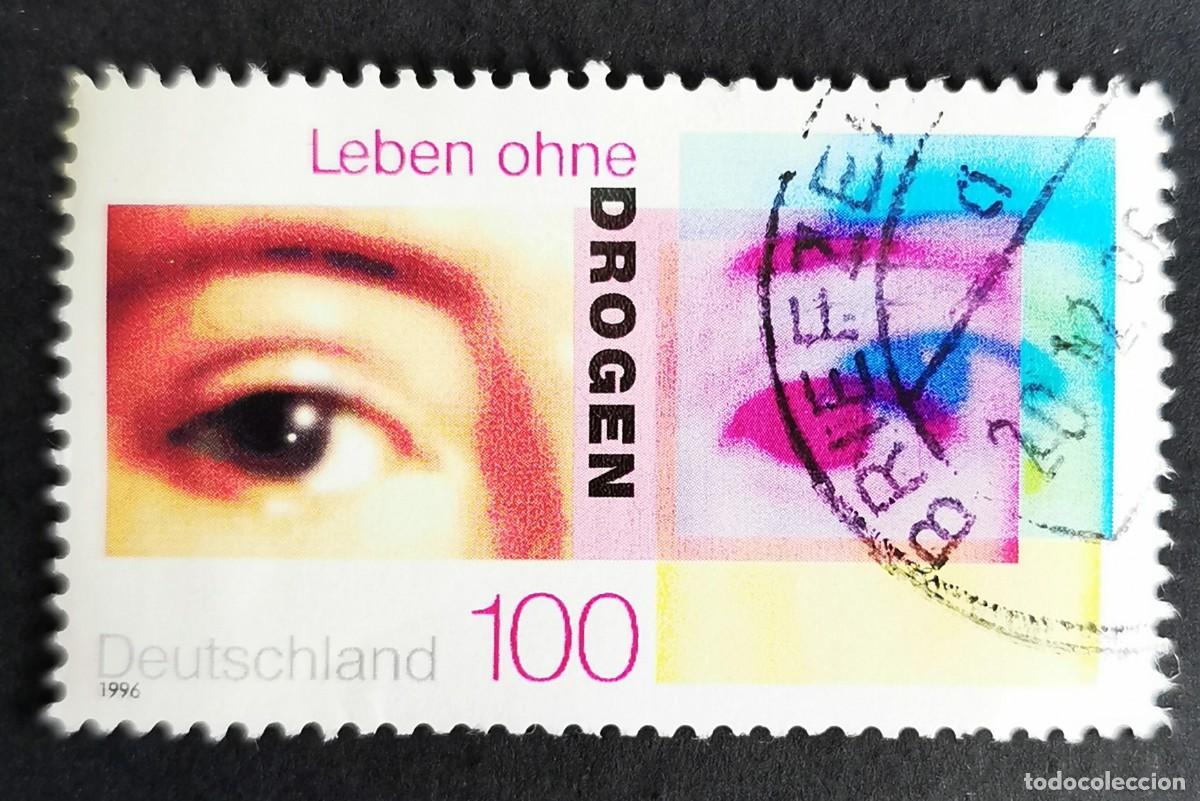 Sellos: Sello Alemania R. Federal 1996, Una vida sin drogas, 100 Pf. Michel: DE 1882