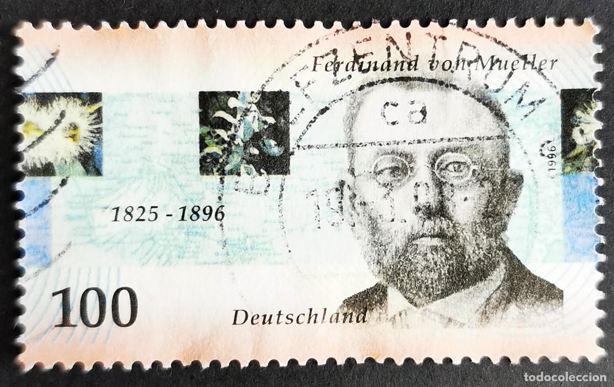 Sellos: Sello Alemania R. Federal 1996, Bar&oacute;n Sir Ferdinand von Mueller (1825-1896), 100 Pf. Michel: DE 1889