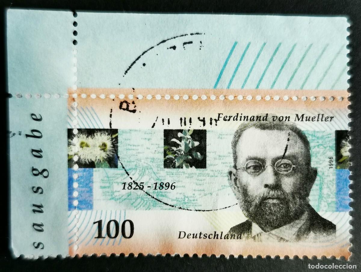 Sellos: Sello Alemania R. Federal 1996, Bar&oacute;n Sir Ferdinand von Mueller (1825-1896), 100 Pf. Michel: DE 1889