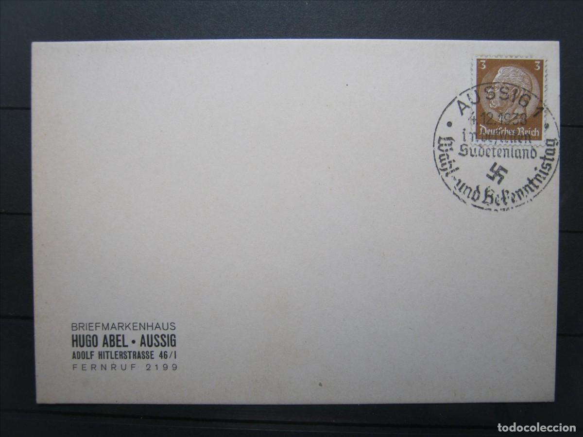 Sellos: ALEMANIA IMPERIO REICH POSTAL SUDETES MATASELLOS &rdquo;ELECCIONES Y COMPROMISO&rdquo; LUJO.
