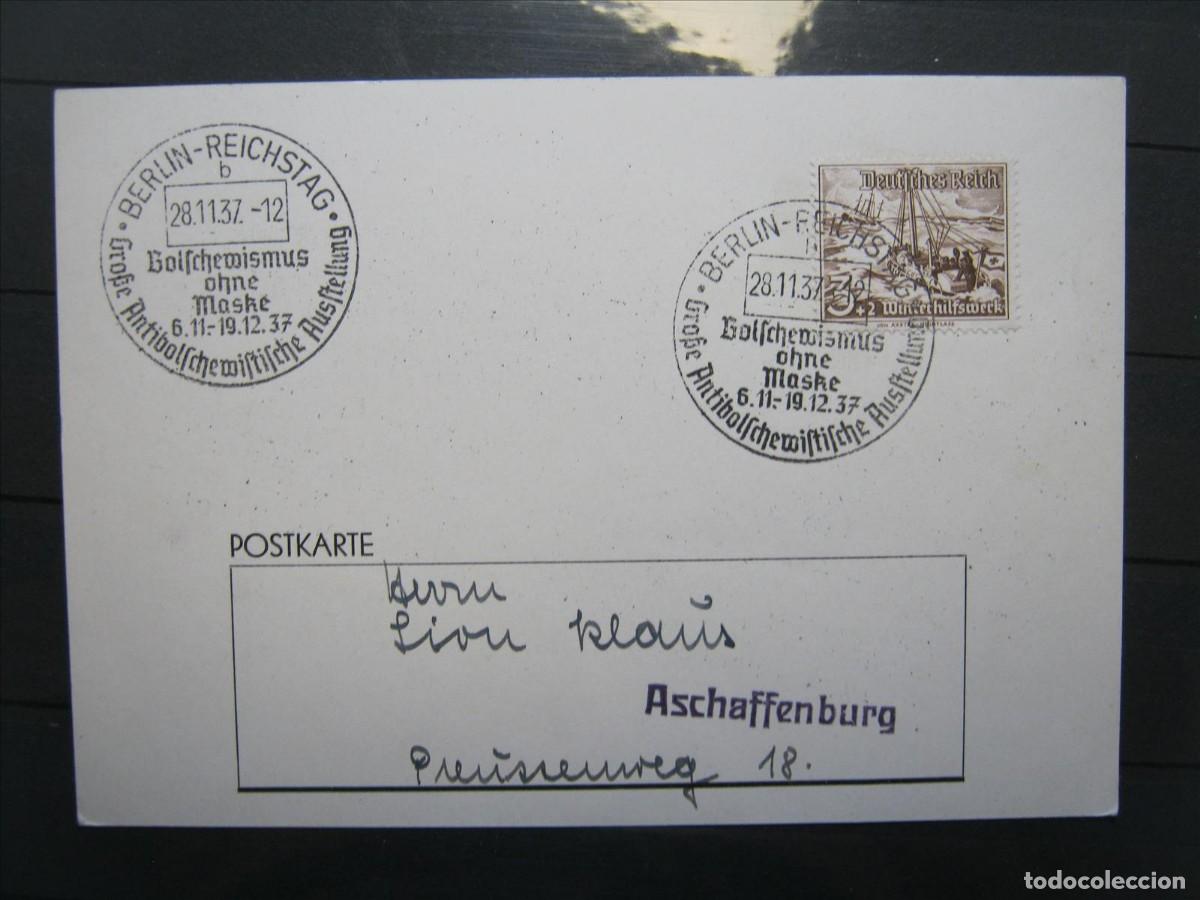 Sellos: ALEMANIA IMPERIO REICH POSTAL DEL REICHSTAG &rdquo;BOLCHEVISMO SIN M&Aacute;SCARA&rdquo; LUJO.