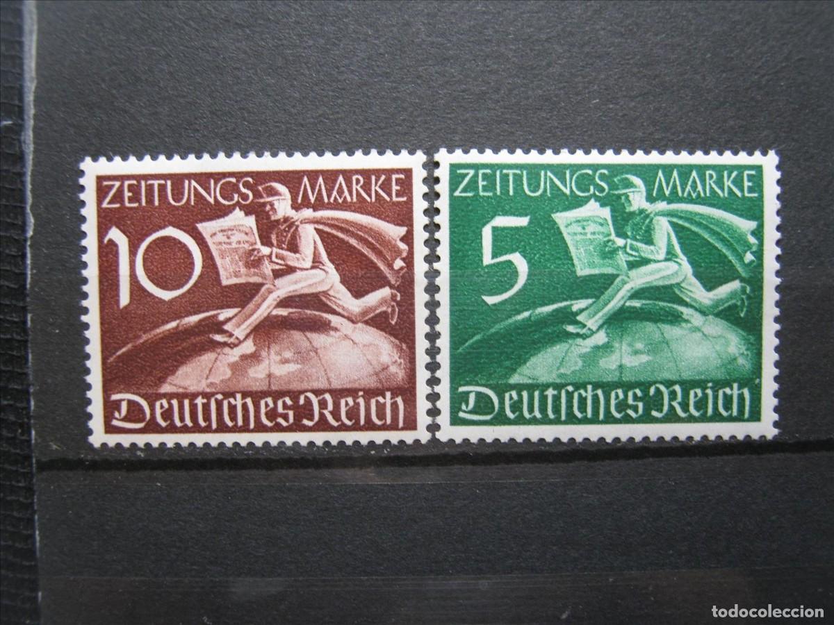 Sellos: ALEMANIA IMPERIO REICH 1939 PERI&Oacute;DICOS SERIE YVERT 1/2 MNH** LUJO.