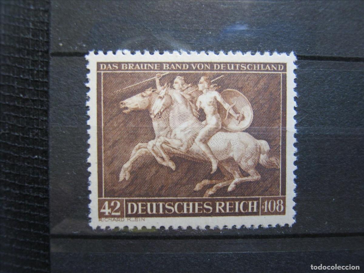 Sellos: ALEMANIA IMPERIO REICH 1941 SERIE YVERT 704 LH*/MH* LUJO.