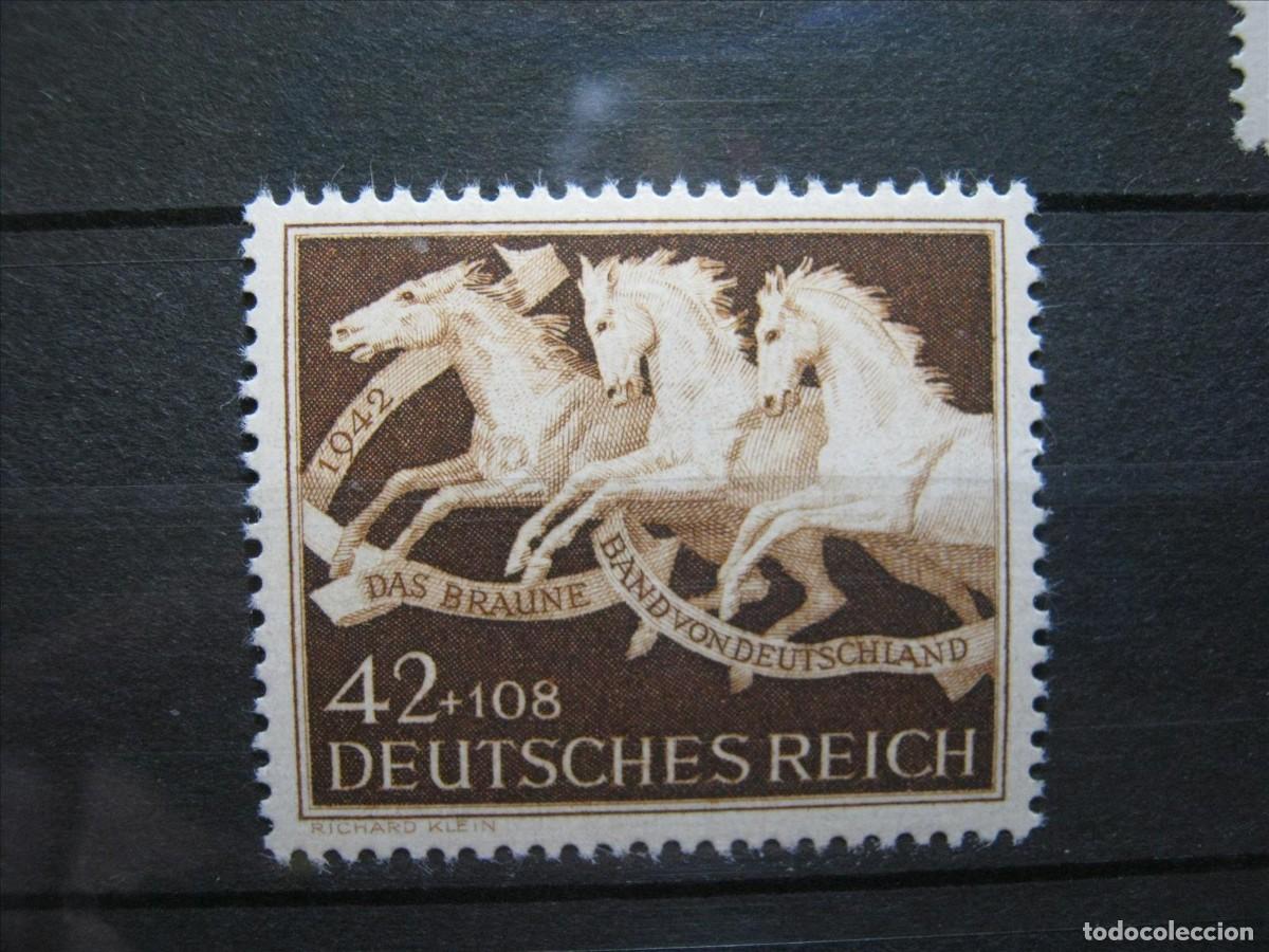 Sellos: ALEMANIA IMPERIO REICH 1942 SERIE YVERT 739 LH* LUJO.