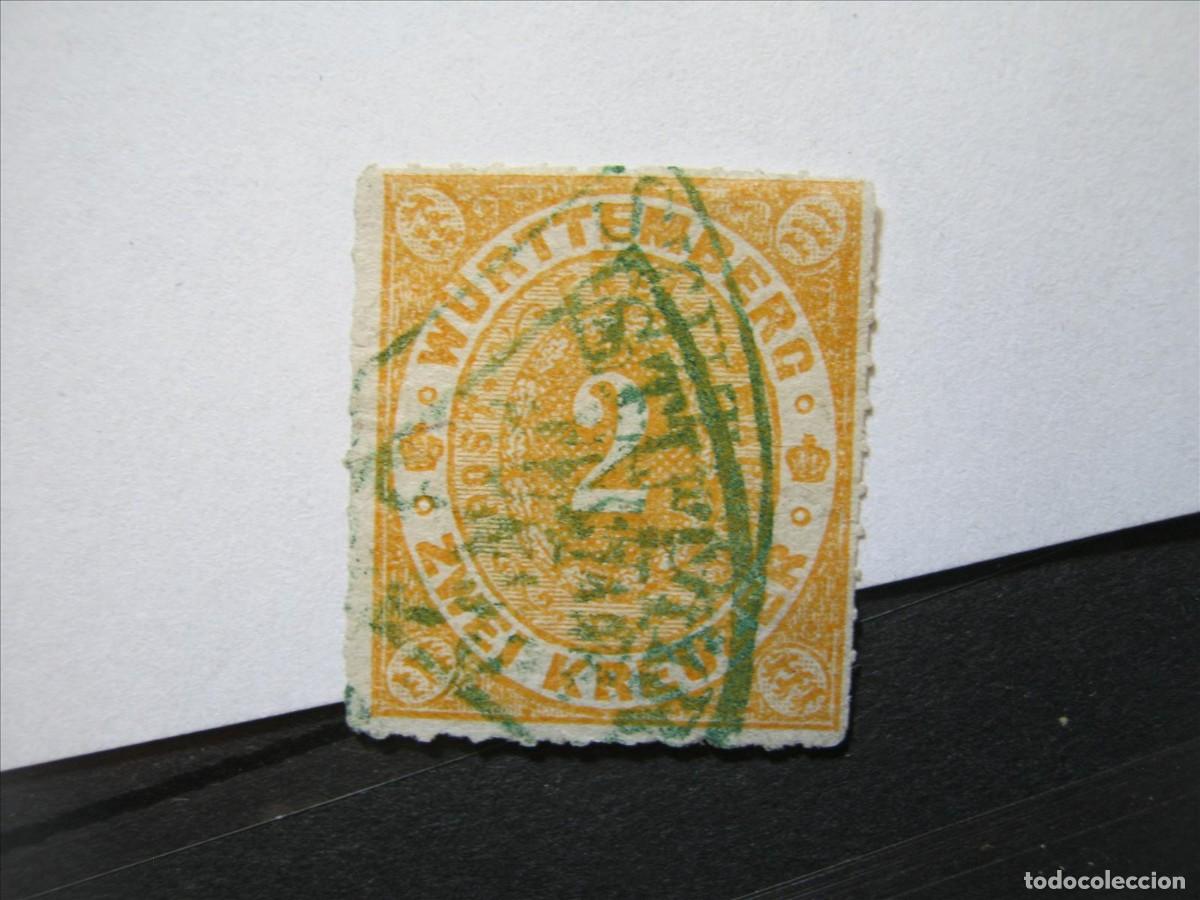 Sellos: ALEMANIA ESTADO W&Uuml;RTTEMBERG 1869 YVERT 37 USADO ZONA CLARA PRECIOSO.