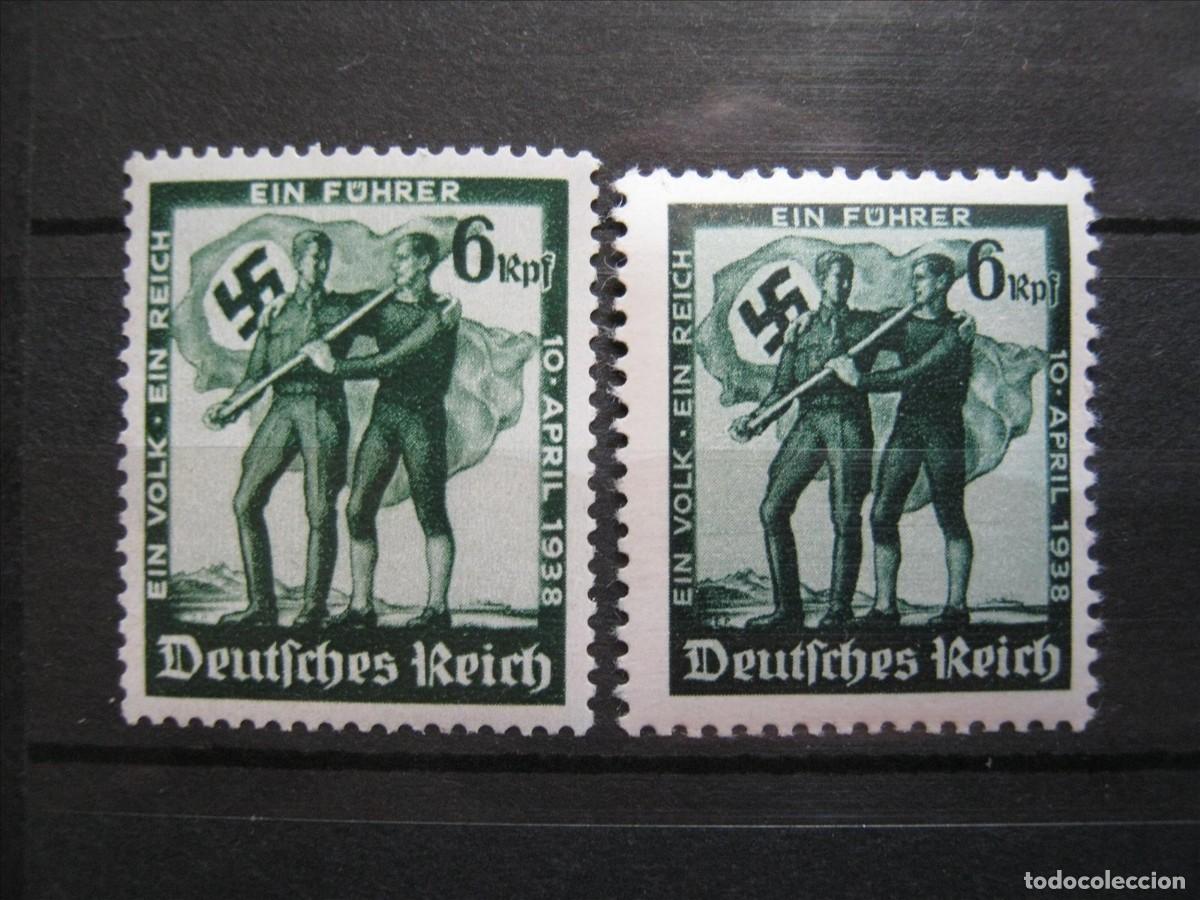 Sellos: ALEMANIA IMPERIO REICH 1938 SERIE YVERT 605 Y 606 MNH** LUJO.