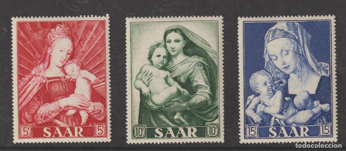 Sellos: Saar Sarre 1954 - Yvert 331/333 mnh**