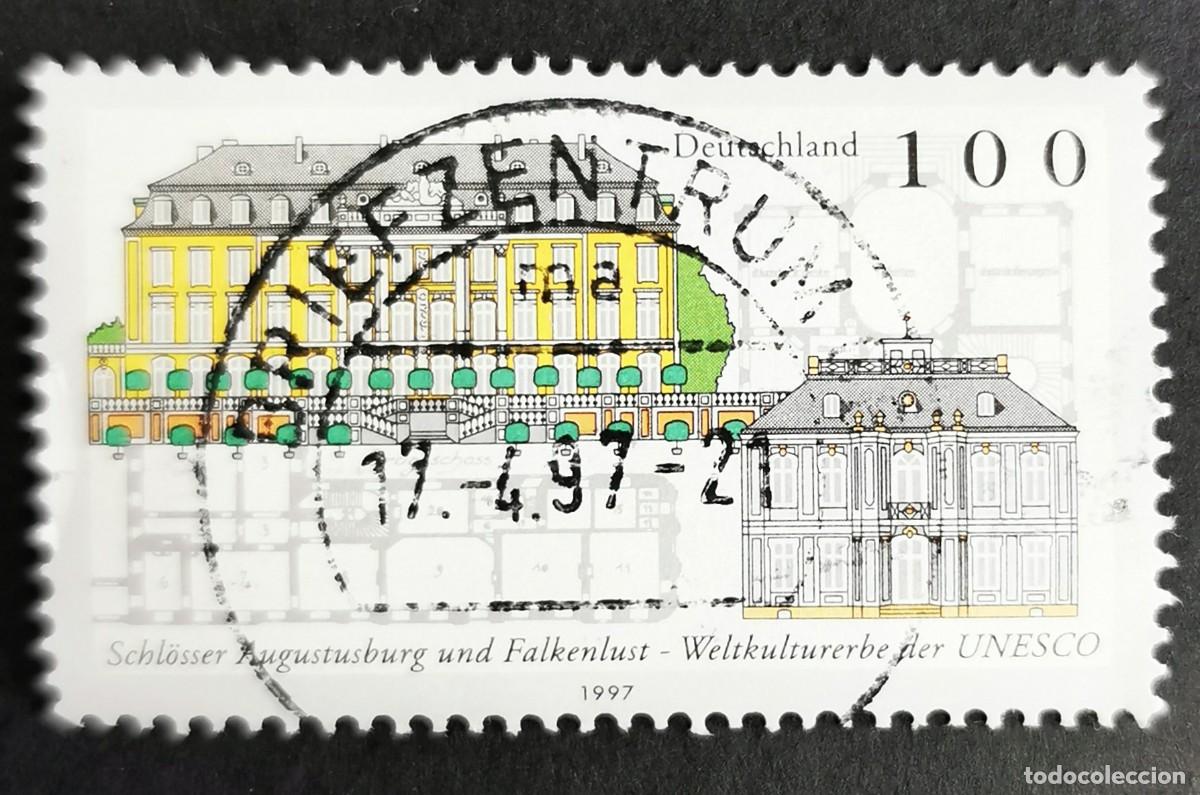 Sellos: Sello Alemania R. Federal 1997, Castillos de Augustusburg y Falkenlust, 100 Pf. Michel: DE 1913