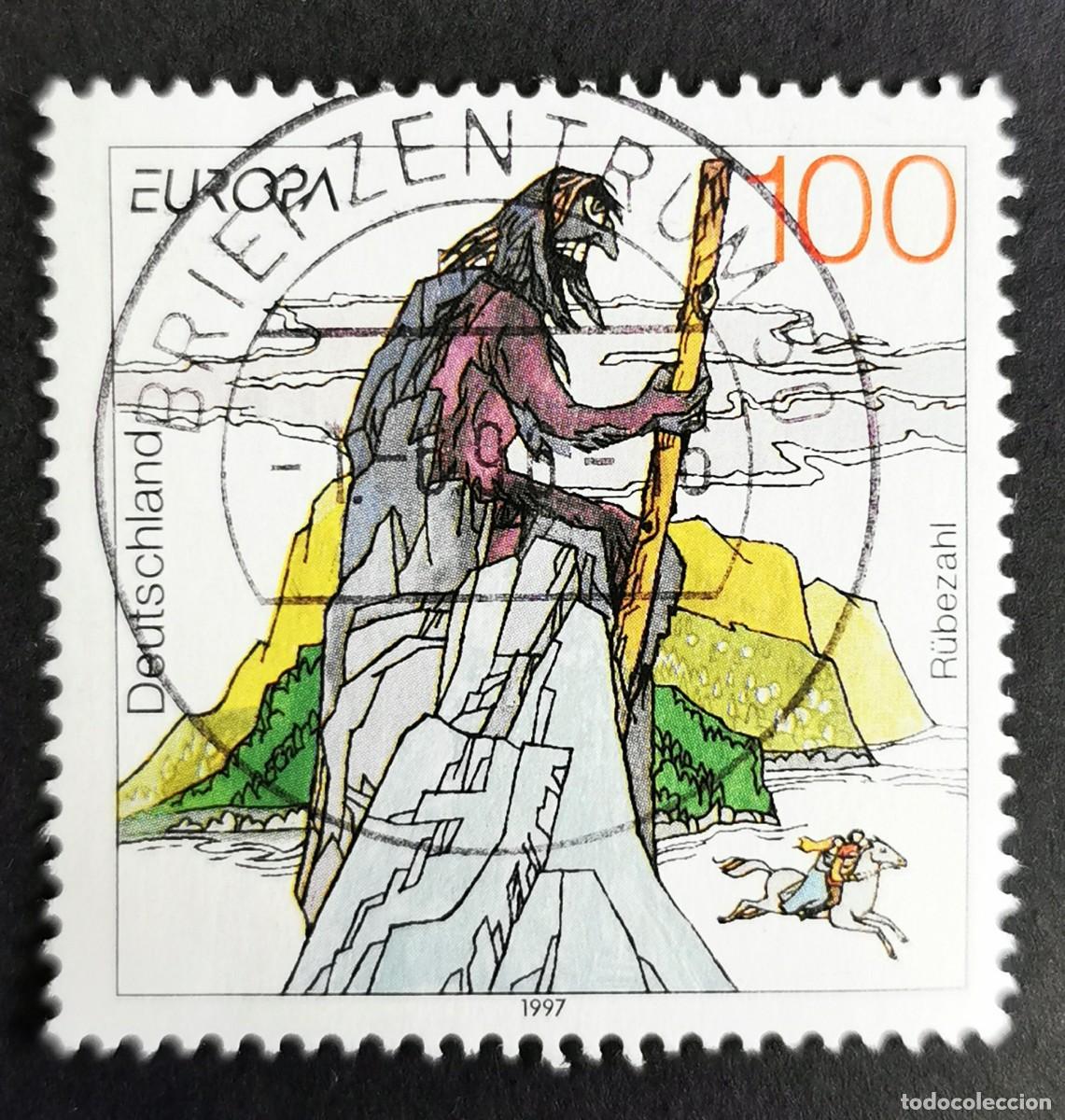 Sellos: Sello Alemania R. Federal 1997, R&uuml;bezahl, 100 Pf. Michel: DE 1916