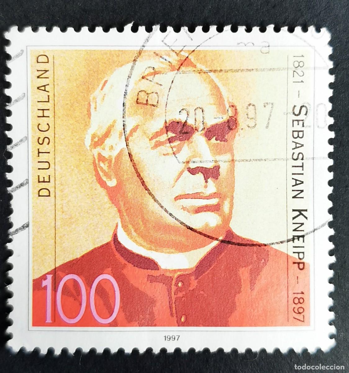 Sellos: Sello Alemania R. Federal 1997, Padre Sebasti&aacute;n Kneipp (1821-1897), 100 Pf. Michel: DE 1925