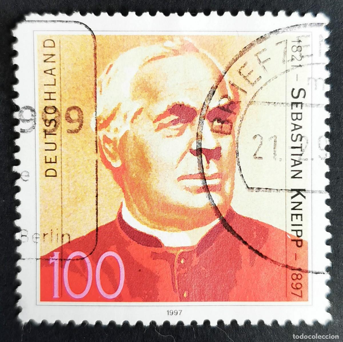 Sellos: Sello Alemania R. Federal 1997, Padre Sebasti&aacute;n Kneipp (1821-1897), 100 Pf. Michel: DE 1925