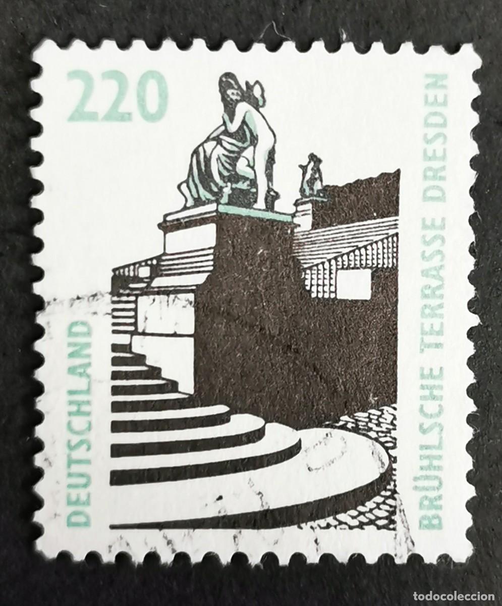 Sellos: Sello Alemania R. Federal 1997, Terraza de Br&uuml;hl, Dresde, 220 Pf. Michel: DE 1936A