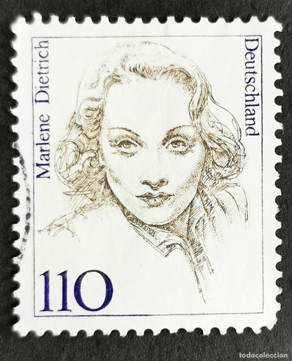 Sellos: Sello Alemania R. Federal 1997, Mujeres alemanas: Marlene Dietrich, 110 Pf. Michel: DE 1939