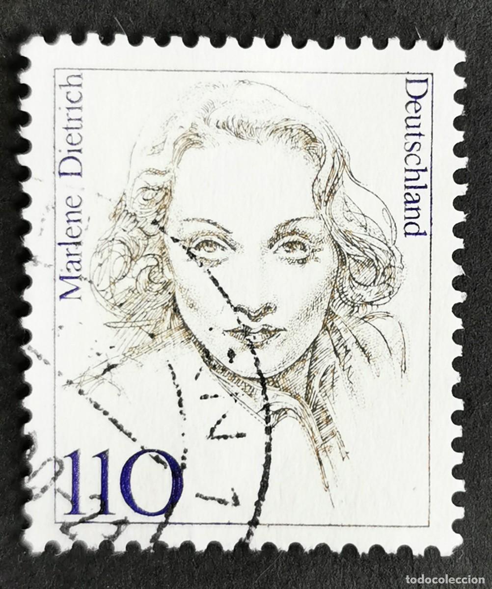Sellos: Sello Alemania R. Federal 1997, Mujeres alemanas: Marlene Dietrich, 110 Pf. Michel: DE 1939