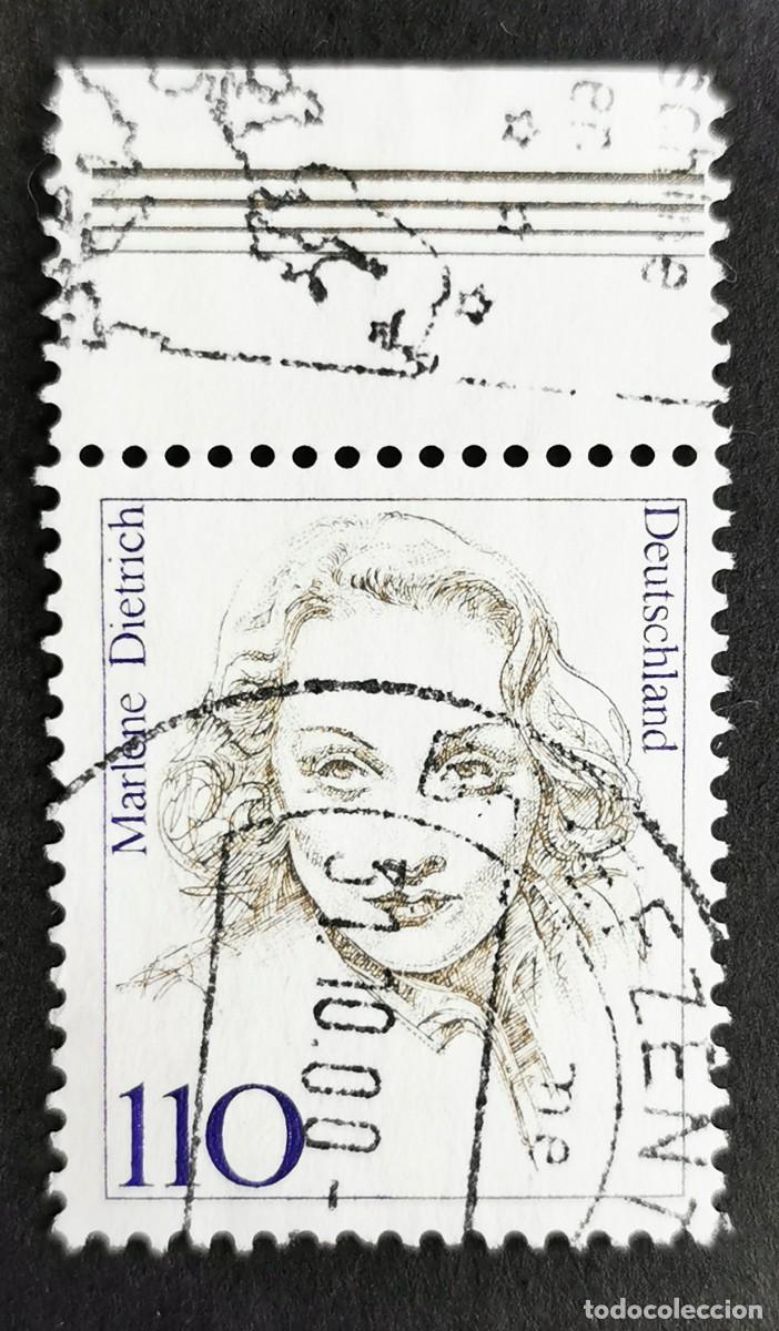 Sellos: Sello Alemania R. Federal 1997, Mujeres alemanas: Marlene Dietrich, 110 Pf. Michel: DE 1939