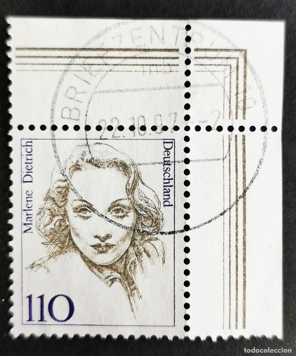 Sellos: Sello Alemania R. Federal 1997, Mujeres alemanas: Marlene Dietrich, 110 Pf. Michel: DE 1939