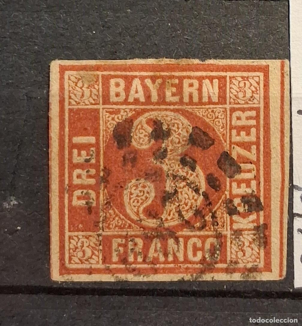 Sellos: ALEMANIA, BAVIERA, 1862, CAT.MI. 9b.