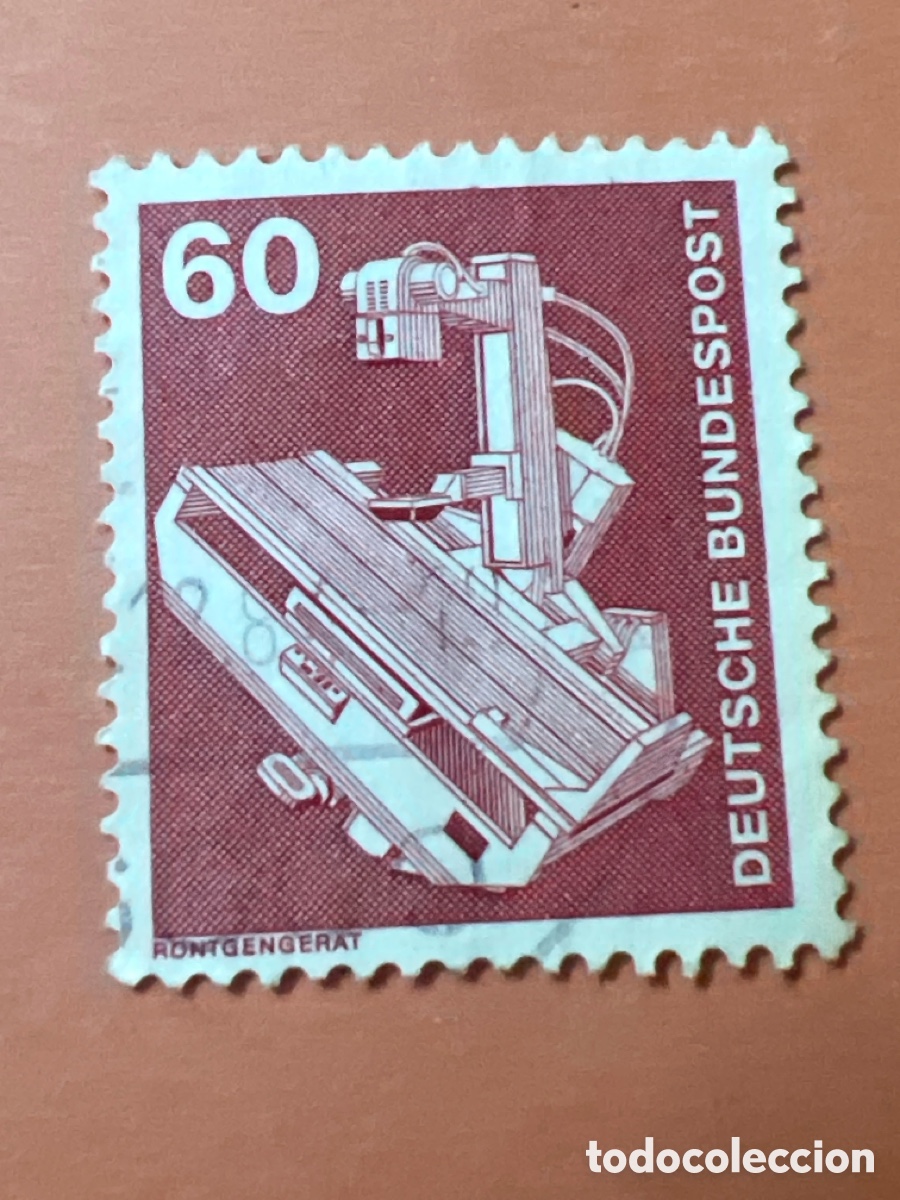 Sellos: S17. ALEMANIA - A&Ntilde;O 1978 - CIENCIA Y TECNICA - MEDICINA - MAQUINA DE RAYOS X