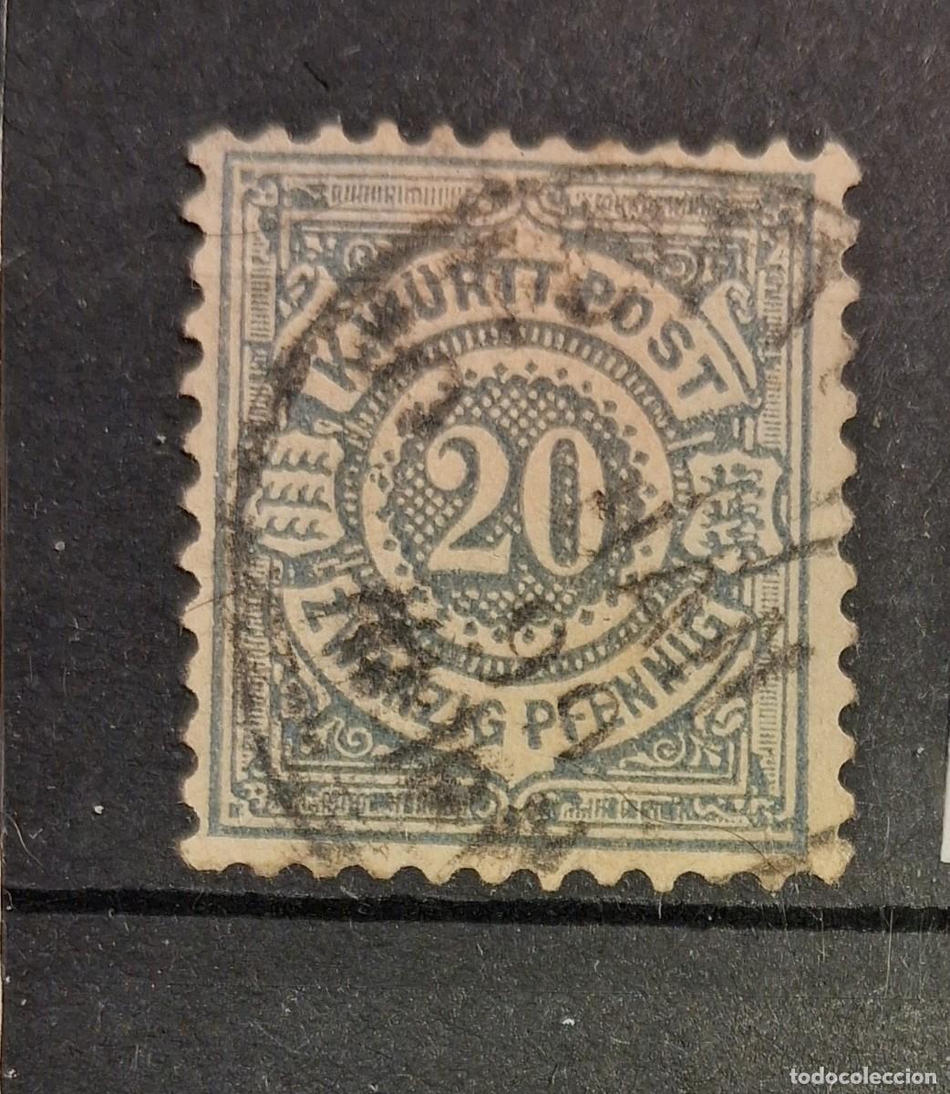 Sellos: ALEMANIA, WURTTEMBERG, 1875, CAT.YT.47.