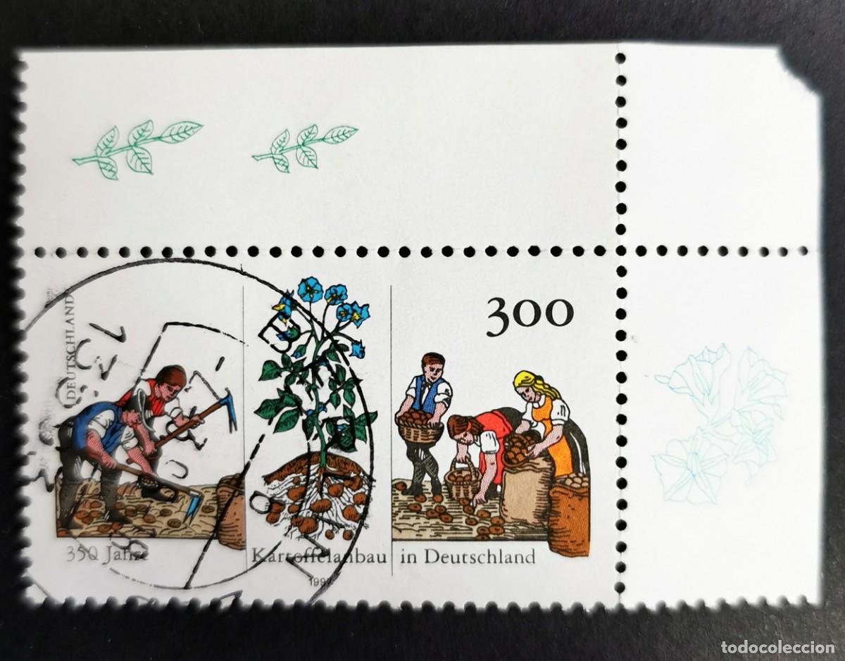 Sellos: Sello Alemania R. Federal 1997, Planta y cultivo de la patata, 300 Pf. Michel: DE 1946