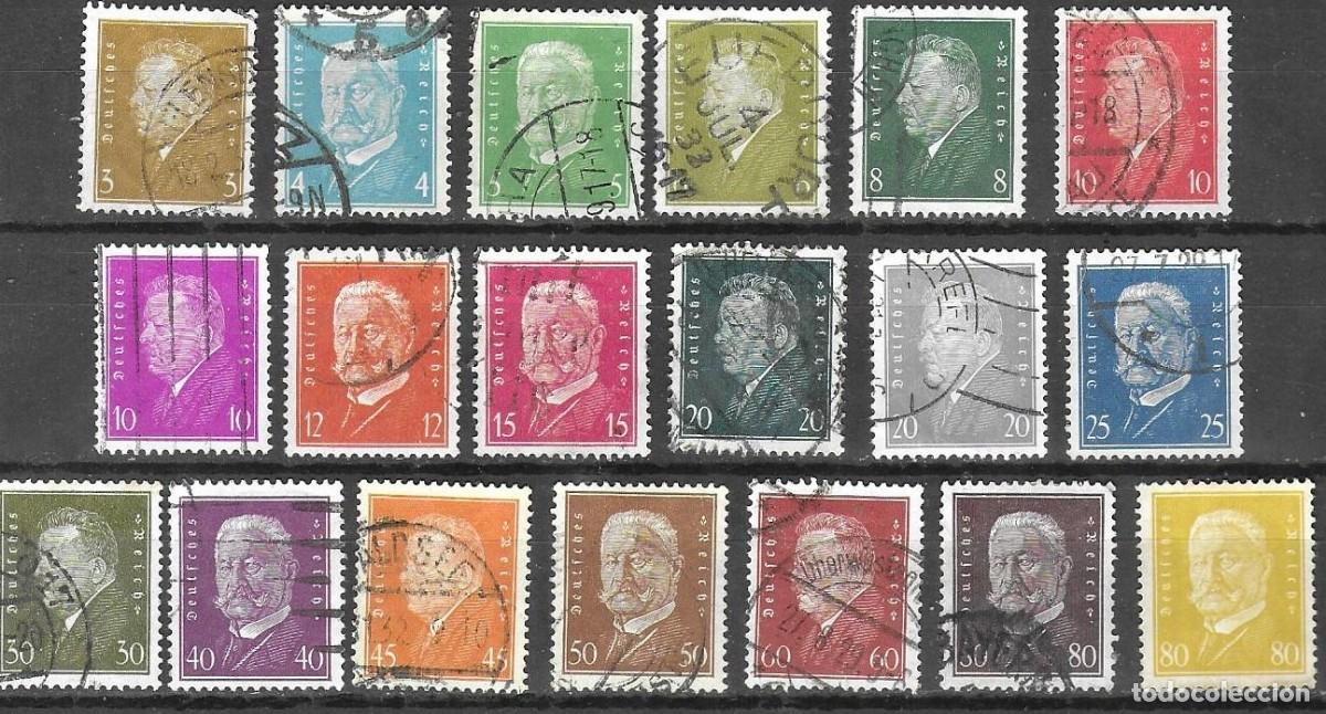 Sellos: SELLOS USADOS DE ALEMANIA REICH 1928/ 32, YT 401/ 14