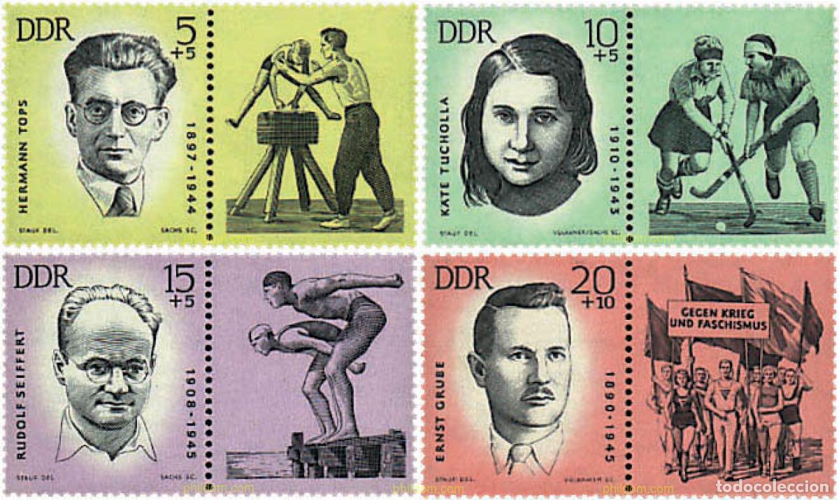 Sellos: 707426 HINGED ALEMANIA DEMOCRATICA 1963 DEPORTES