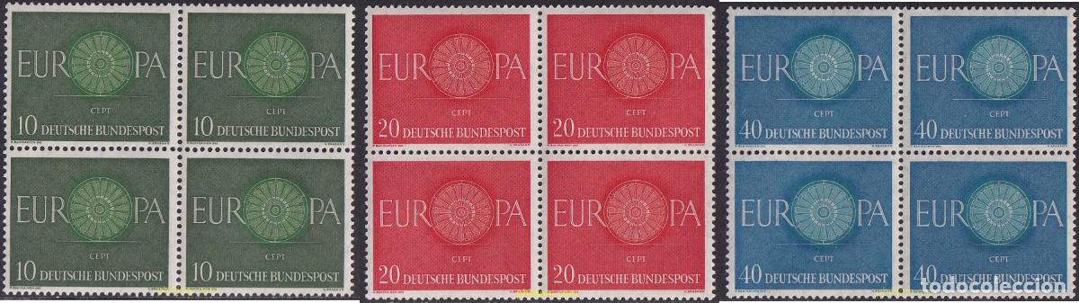 Sellos: 694574 HINGED ALEMANIA FEDERAL 1960 EUROPA CEPT. RUEDA CON 19 RADIOS