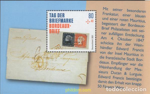 Sellos: 656141 MNH ALEMANIA FEDERAL 2021 DIA DEL SELLO