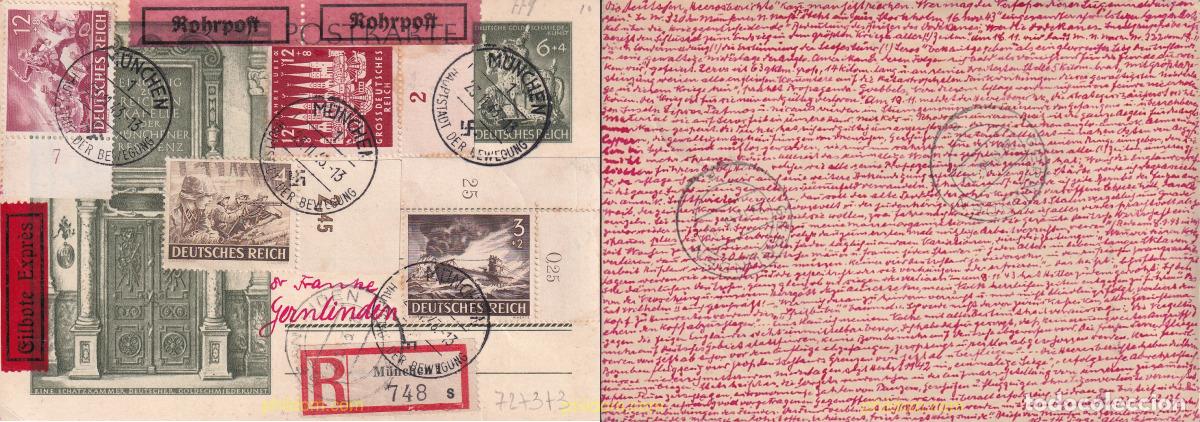 Sellos: 727373 USED ALEMANIA 1943 JORNADA DE LOS HEROES
