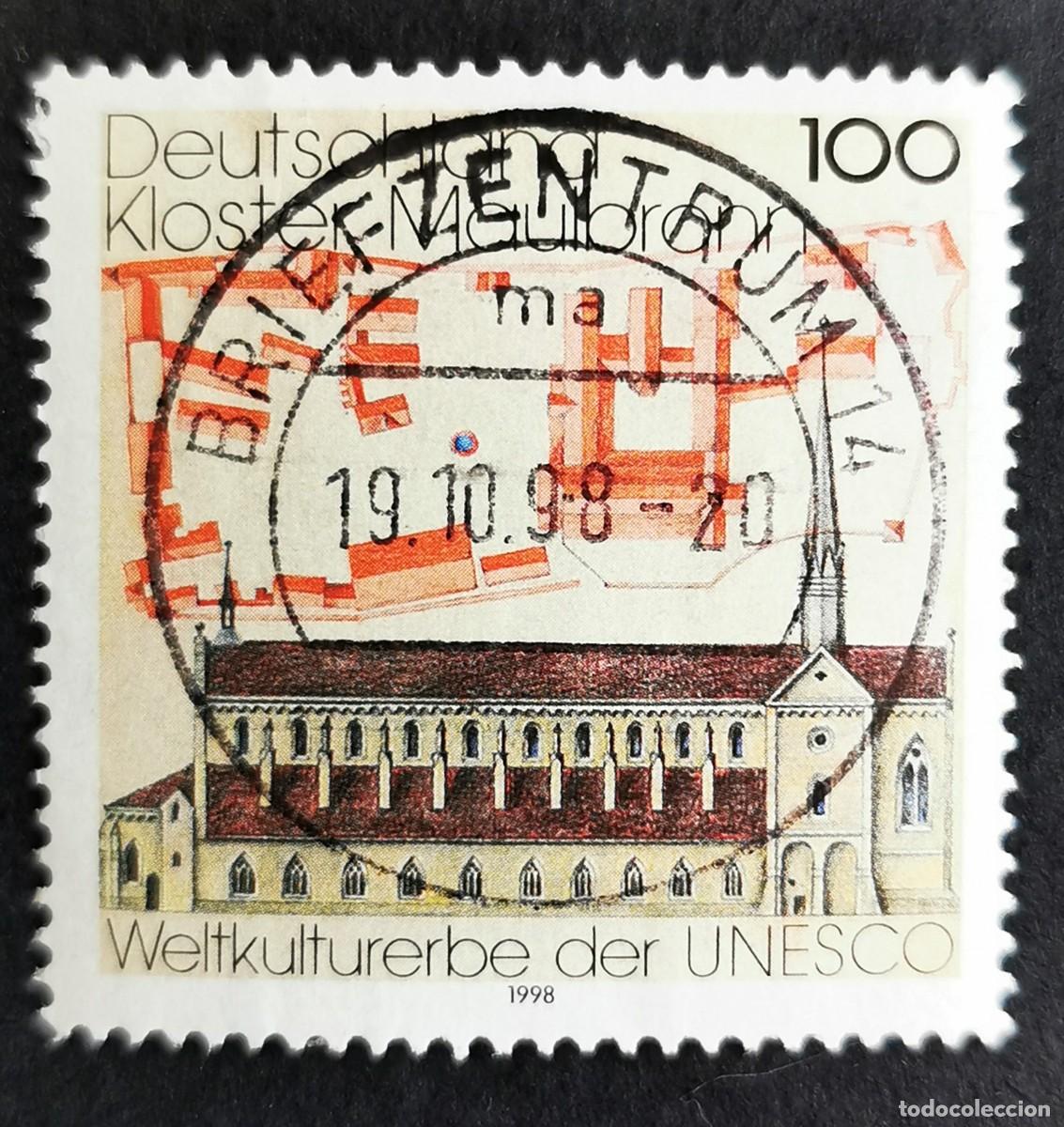 Sellos: Sello Alemania R. Federal 1998, Complejo del Monasterio de Maulbronn, 100 Pf. Michel: DE 1966