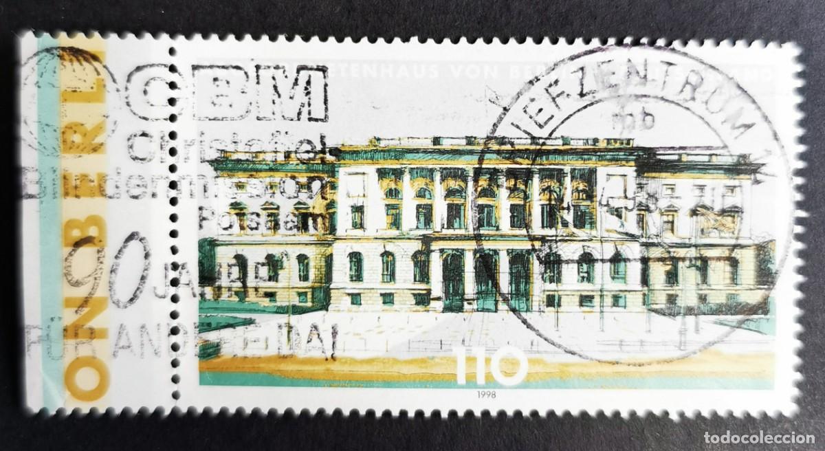 Sellos: Sello Alemania R. Federal 1998, C&aacute;mara Diputados Berl&iacute;n, riedrich Schulze, 110 Pf. Michel: DE 1976