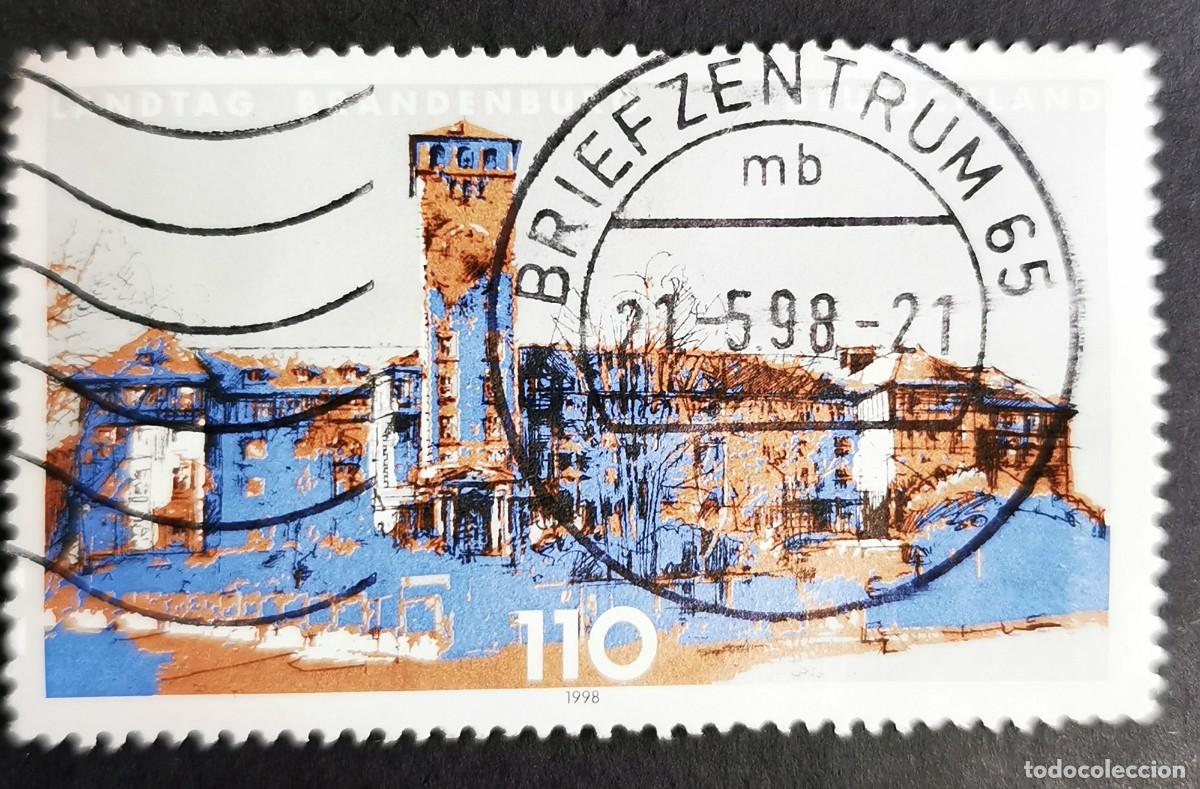Sellos: Sello Alemania R. Federal 1998, Brandeburgo, Potsdam, 110 Pf. Michel: DE 1977