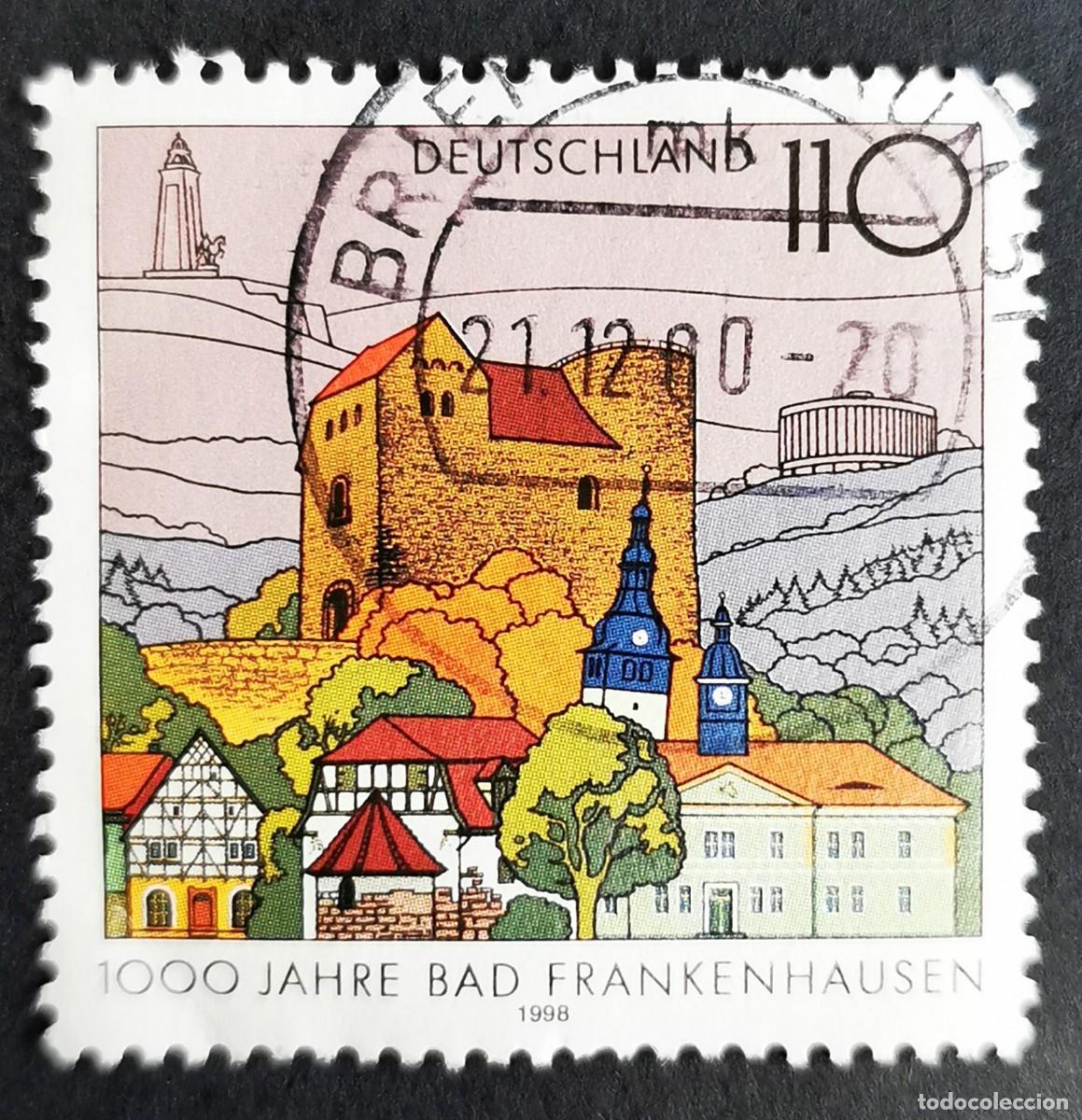 Sellos: Sello Alemania R. Federal 1998, Milenio primera referencia documental, 110 Pf. Michel: DE 1978
