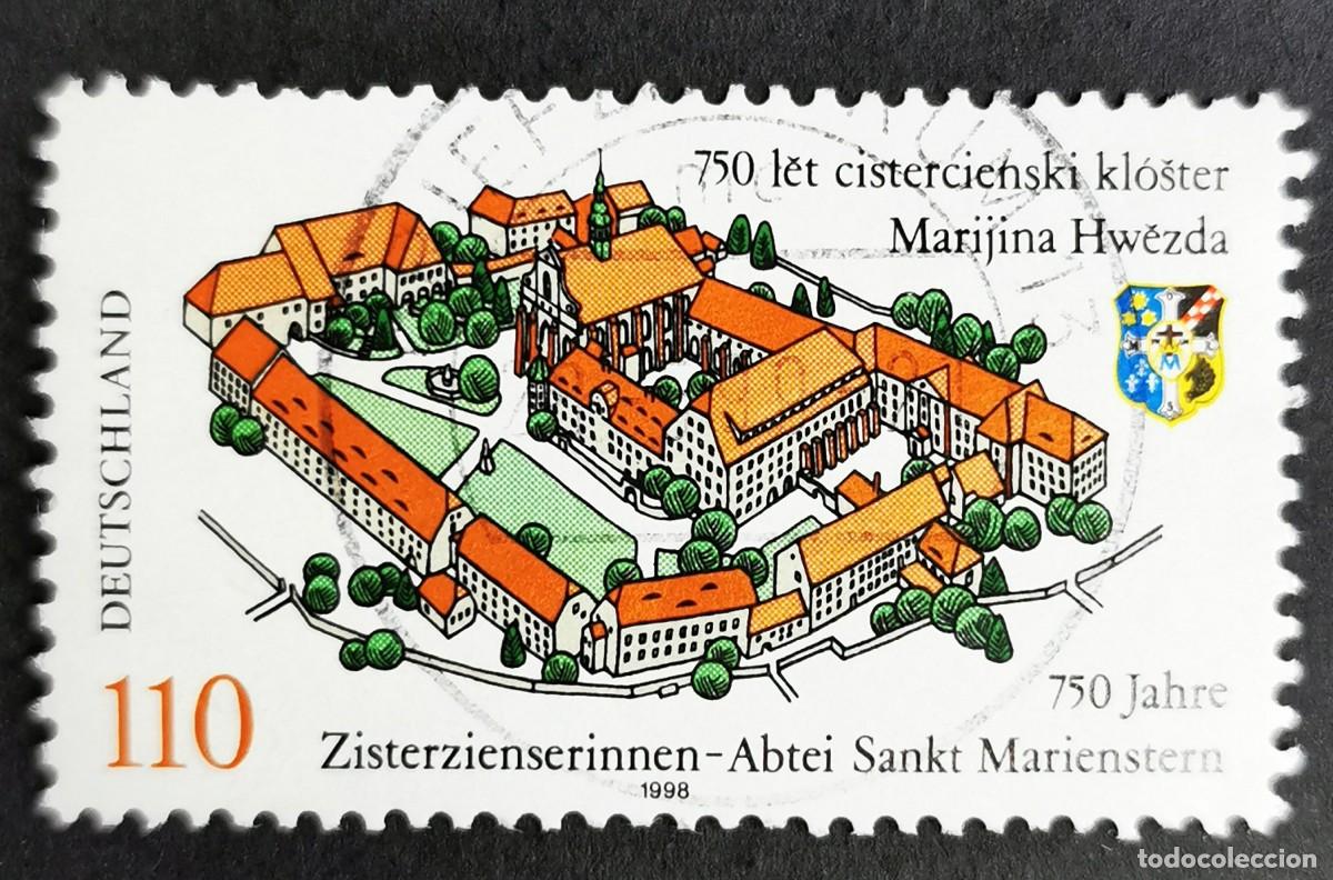 Sellos: Sello Alemania R. Federal 1998, Abad&iacute;a de Santa Marienstern, 110 Pf. Michel: DE 1982
