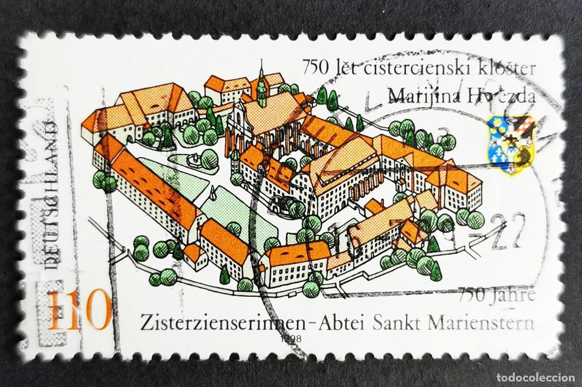 Sellos: Sello Alemania R. Federal 1998, Abad&iacute;a de Santa Marienstern, 110 Pf. Michel: DE 1982