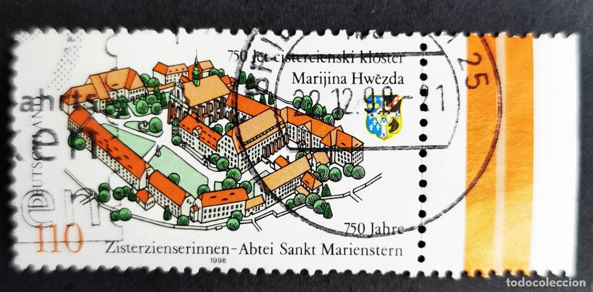 Sellos: Sello Alemania R. Federal 1998, Abad&iacute;a de Santa Marienstern, 110 Pf. Michel: DE 1982