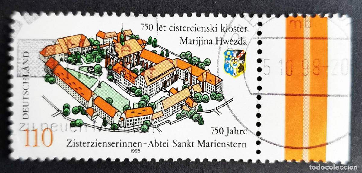 Sellos: Sello Alemania R. Federal 1998, Abad&iacute;a de Santa Marienstern, 110 Pf. Michel: DE 1982