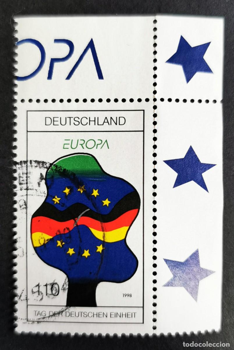Sellos: Sello Alemania R. Federal 1998, D&iacute;a de la reunificaci&oacute;n alemana, 110 Pf. Michel: DE 1985