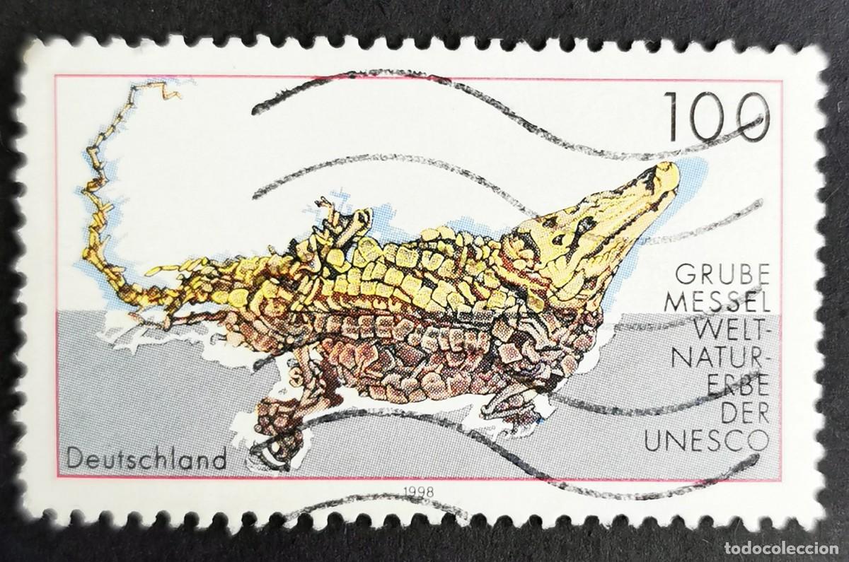 Sellos: Sello Alemania R. Federal 1998, Yacimiento f&oacute;sil de Messel Pit , 100 Pf. Michel: DE 2006